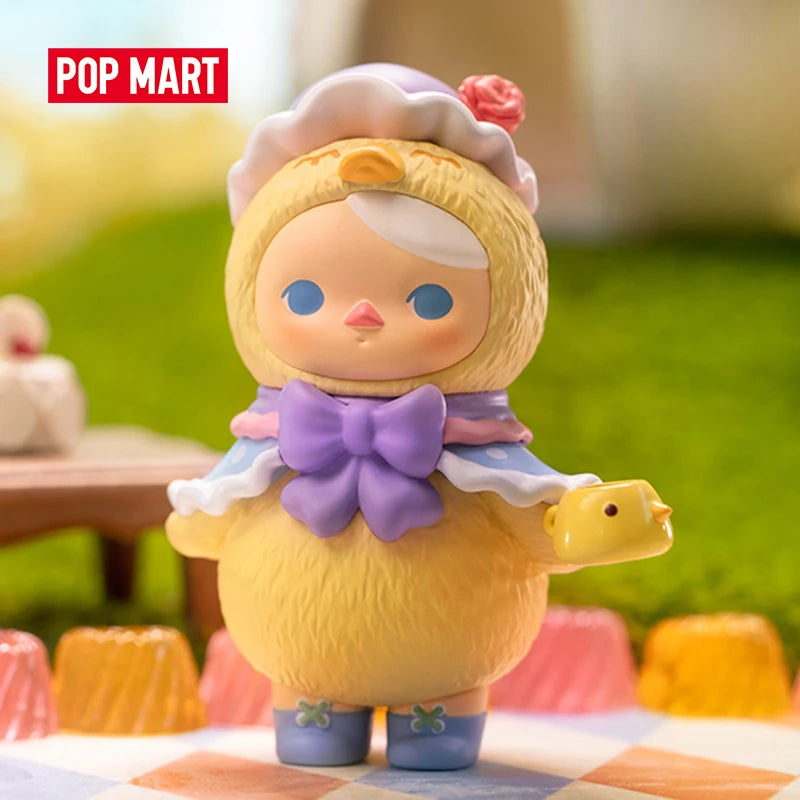 POP MART PUCKY ANIMAL TEA PARTY SERIES Blind Box 1PC/12PC Collectible Cute Action Kawaii Toy Figures Mystery Box