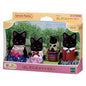 Sylvanian Families Japanese Edition Chocolate Rabbit, Fennec Fox, Persian Cat, Seal, and Poodle Families