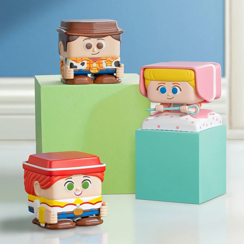 POP MART Disney/Pixar POP CUBE - 2 Series Figures Mystery Box 1PC/9PCS POPMART Blind Box Cute Figurine Toy Action Figure