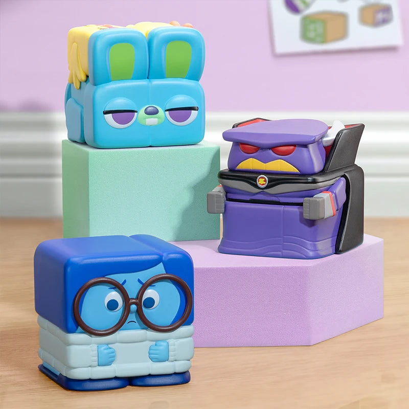 POP MART Disney/Pixar POP CUBE - 2 Series Figures Mystery Box 1PC/9PCS POPMART Blind Box Cute Figurine Toy Action Figure