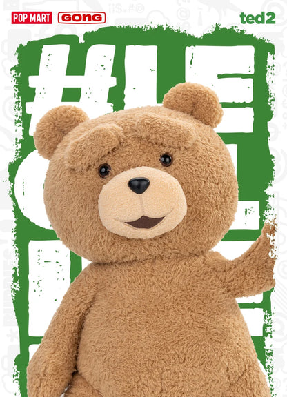 POP MART ted 2 Action Plush Doll 30 cm Cute Plush Toy