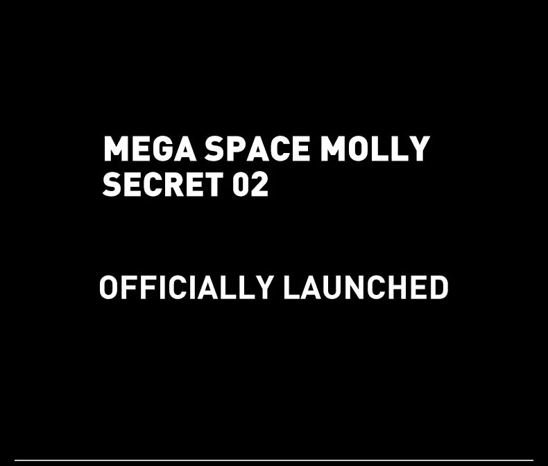 POP MART MEGA SPACE MOLLY 100% SERIES 02-B Blind Box Toys Doll Cute Action Figure Desktop Ornaments Gift Collection