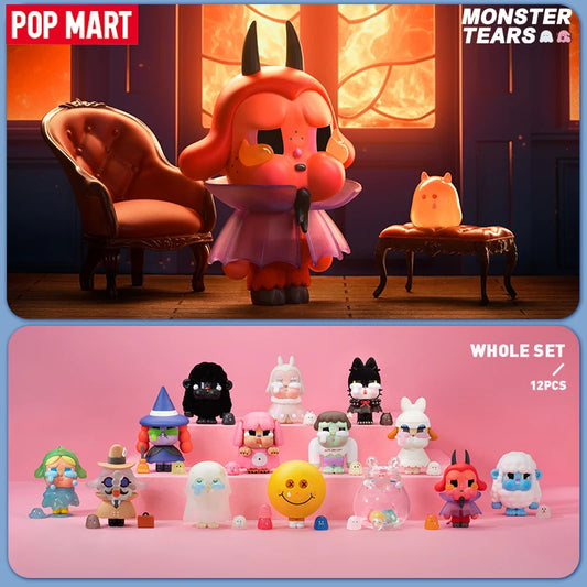 POP MART CRYBABY Monster Tears Series Mystery Box 1PC/12PCS POPMART Blind Box Cry Baby Limited to 2pcs/2sets per order