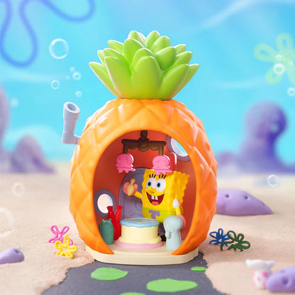 POP MART SpongeBob SquarePants Carnival Anniversary Series Scene Sets Mystery Box 1PC/6PCS POPMART Blind Box Cute Toy