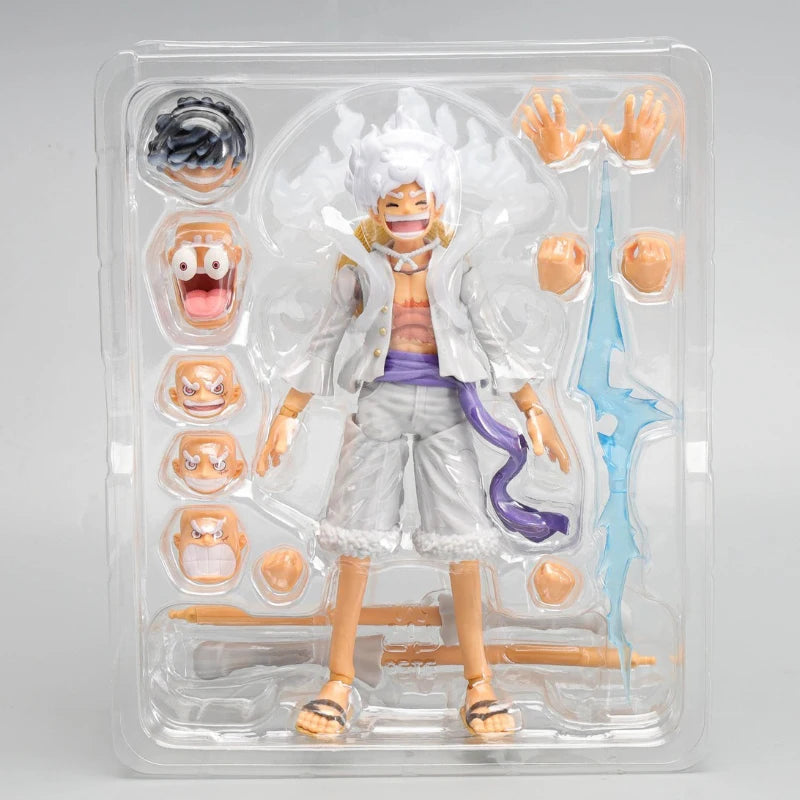 Bandai Monkey D. Luffy Gear 5 ONE PIECE Anime Action Toy Figure