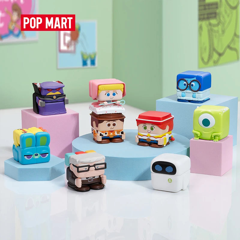 POP MART Disney/Pixar POP CUBE - 2 Series Figures Mystery Box 1PC/9PCS POPMART Blind Box Cute Figurine Toy Action Figure