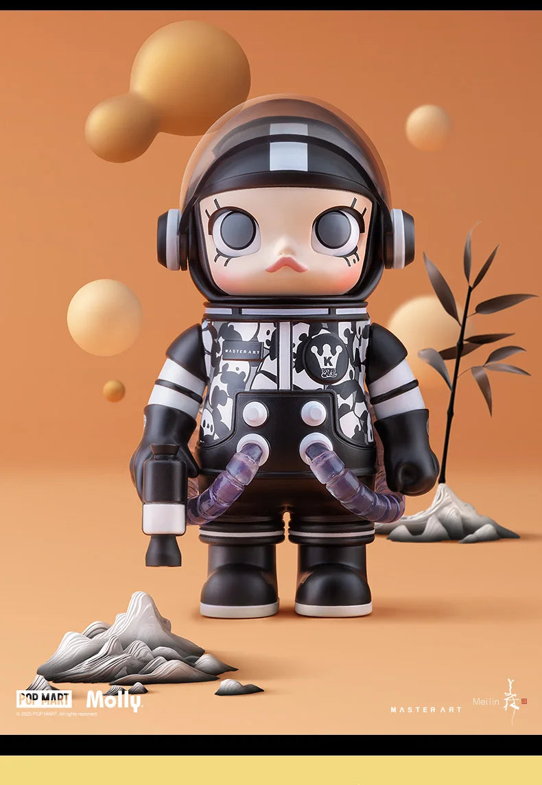 POP MART MEGA SPACE MOLLY 100% SERIES 02-B Blind Box Toys Doll Cute Action Figure Desktop Ornaments Gift Collection