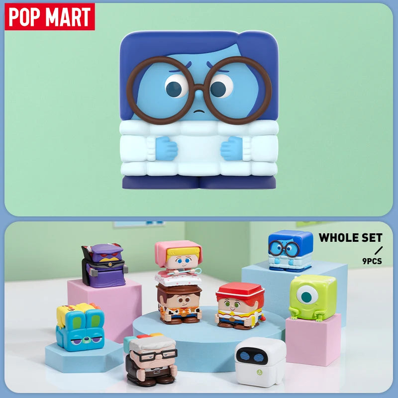 POP MART Disney/Pixar POP CUBE - 2 Series Figures Mystery Box 1PC/9PCS POPMART Blind Box Cute Figurine Toy Action Figure