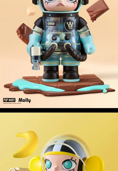 POP MART MEGA SPACE MOLLY 100% SERIES 02-B Blind Box Toys Doll Cute Action Figure Desktop Ornaments Gift Collection