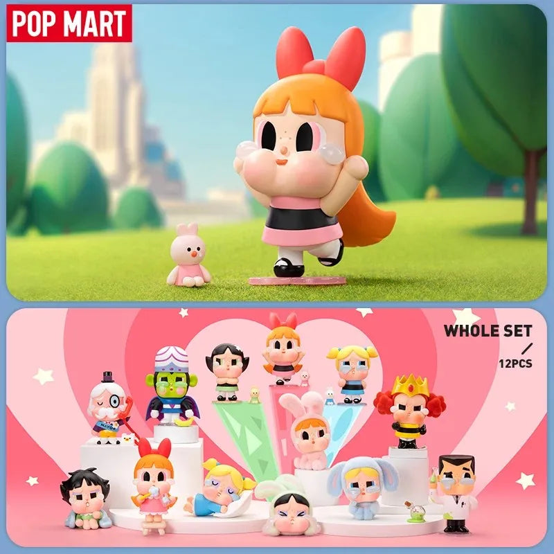 POP MART CRYBABY × Powerpuff Girls Series Figures