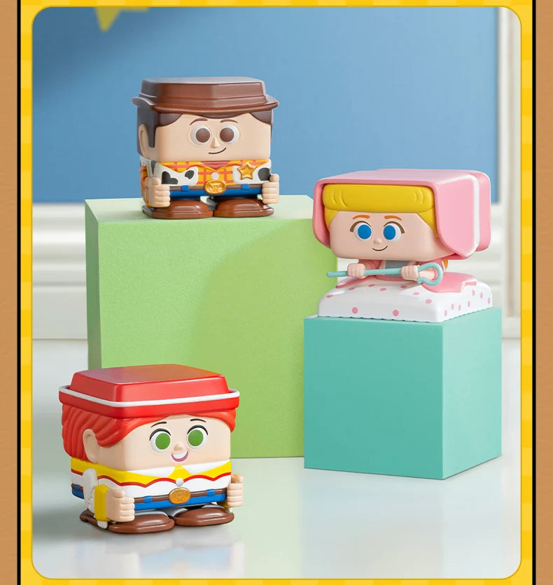 POP MART Disney/Pixar POP CUBE - 2 Series Figures Mystery Box 1PC/9PCS POPMART Blind Box Cute Figurine Toy Action Figure