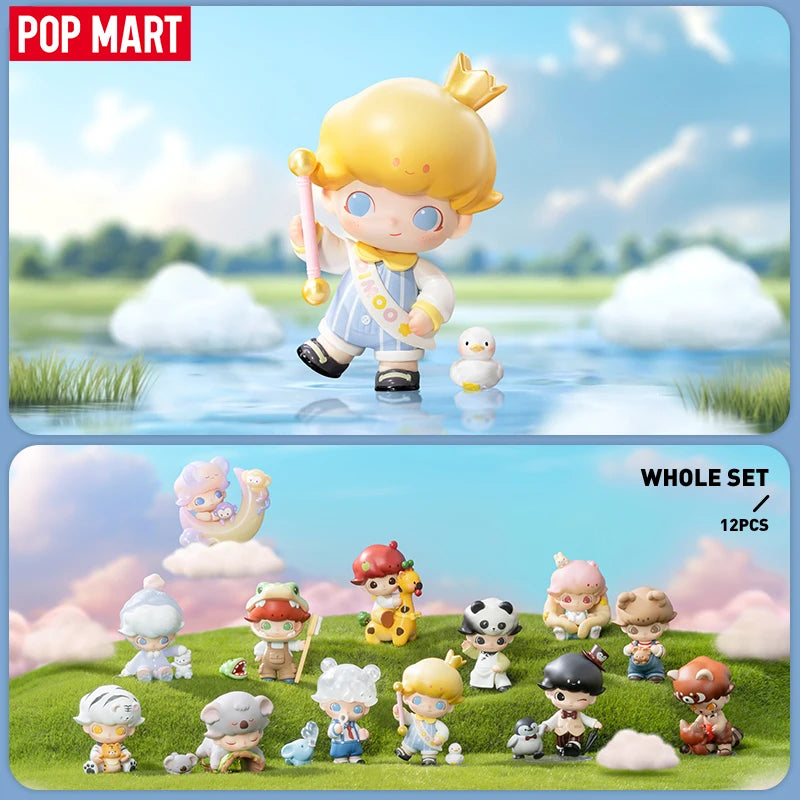 POP MART Dimoo Animal Kingdom Series Mystery Box by Ayan 1PC/12PCS POPMART Blind Box Action Figure Cute Toy