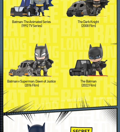 POP MART DC Batman 85th Anniversary Series Figures Mystery Box 1PC/6PCS POP MART Blind Box Action Figure Cute Toy