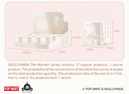 【World Debut】POP MART Skullpanda The Warmth Series Mystery Box 1PC/12PCS Blind Box Action Figure Cute popmart sp Toy