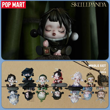 POP MART SKULLPANDA The Ink Plum Blossom Series Mystery Box 1PC/12PCS POPMART SP Blind Box Cute Toy Action Figure