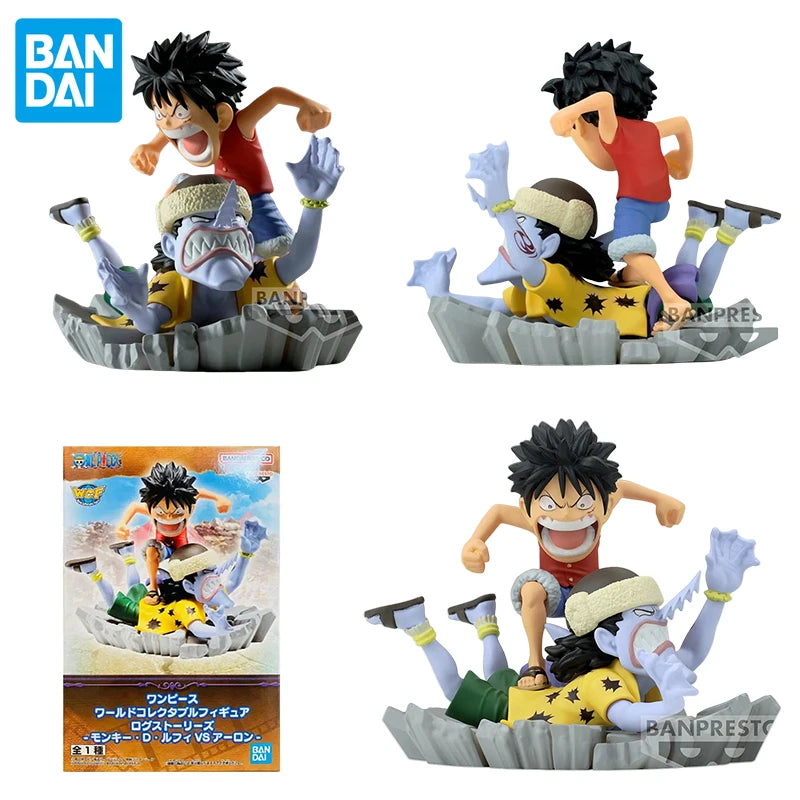 BANDAI Log Stories Luffy VS Arlong Action Figures ONE PIECE Anime Toy Figure