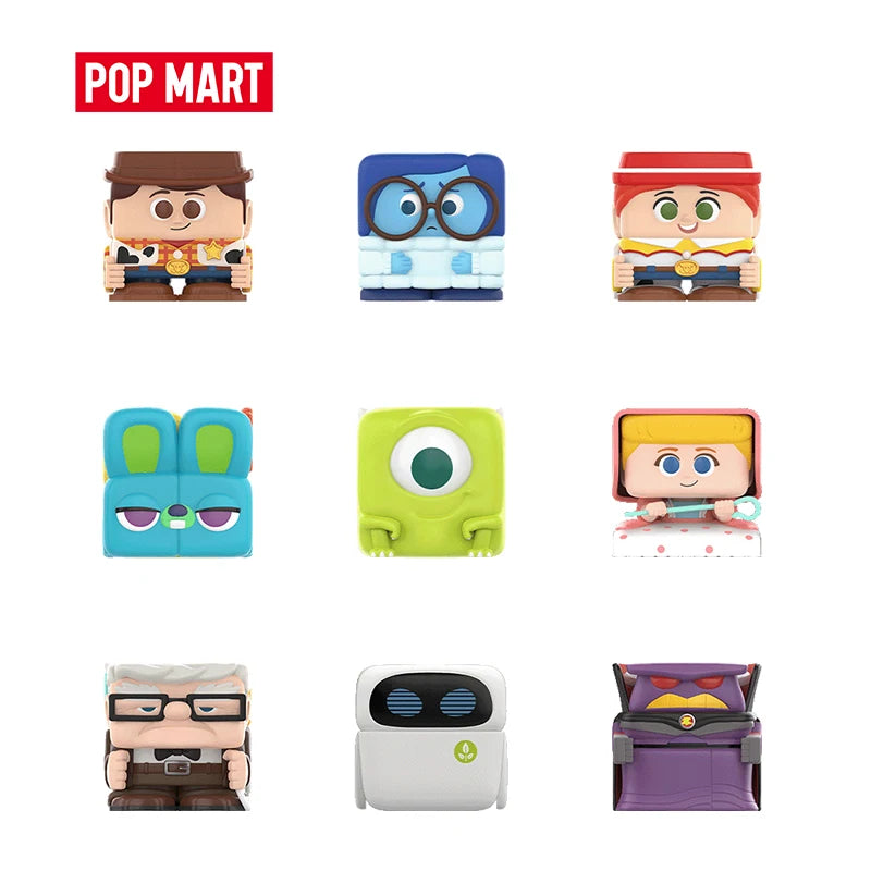 POP MART Disney/Pixar POP CUBE - 2 Series Figures Mystery Box 1PC/9PCS POPMART Blind Box Cute Figurine Toy Action Figure