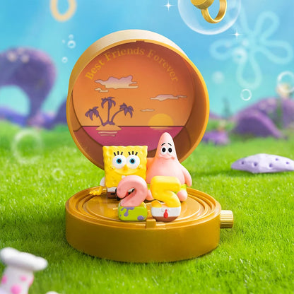 POP MART SpongeBob SquarePants Carnival Anniversary Series Scene Sets Mystery Box 1PC/6PCS POPMART Blind Box Cute Toy