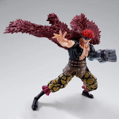 Bandai S.H.Figuarts Eustass Kid Action Figure The Raid on Onigashima ONE PIECE Amine Figures Gifts for Boys Toy Model