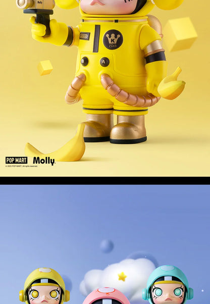 POP MART MEGA SPACE MOLLY 100% SERIES 02-B Blind Box Toys Doll Cute Action Figure Desktop Ornaments Gift Collection