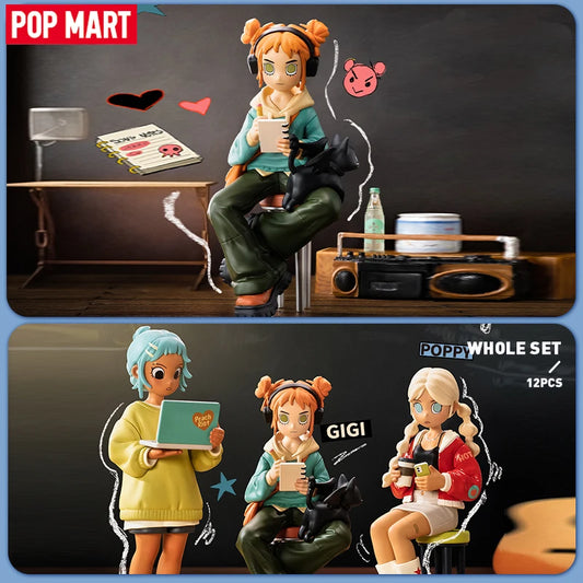 POP MART Peach Riot Rise Up Series Mystery Box 1PC/12PCS POPMART Blind Box Action Figure Cute Toy