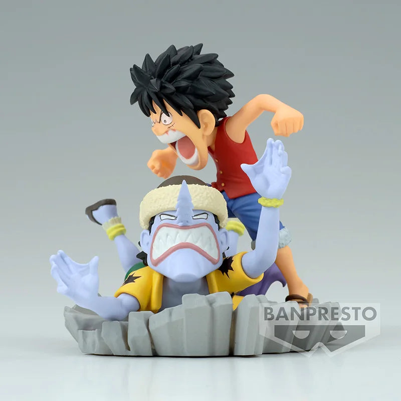 BANDAI Log Stories Luffy VS Arlong Action Figures ONE PIECE Anime Toy Figure