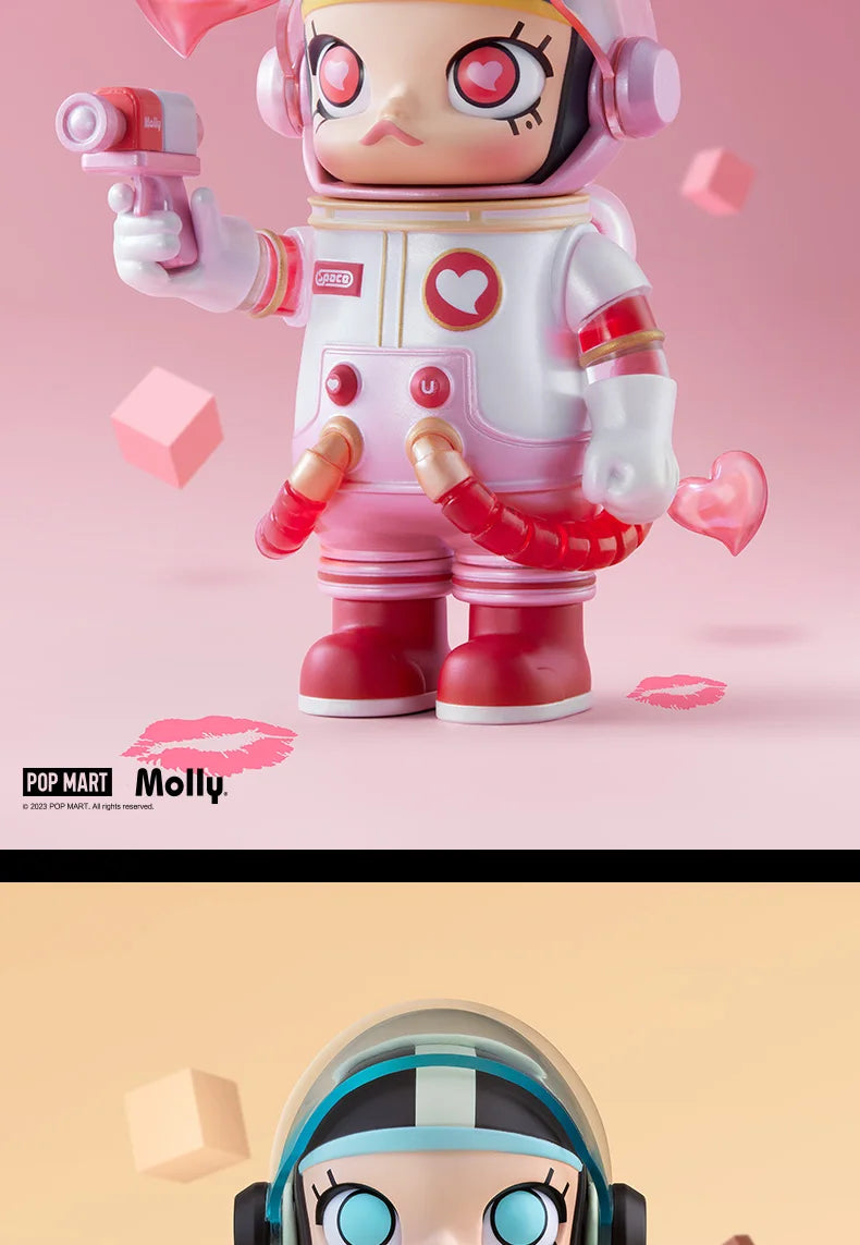 POP MART MEGA SPACE MOLLY 100% SERIES 02-B Blind Box Toys Doll Cute Action Figure Desktop Ornaments Gift Collection