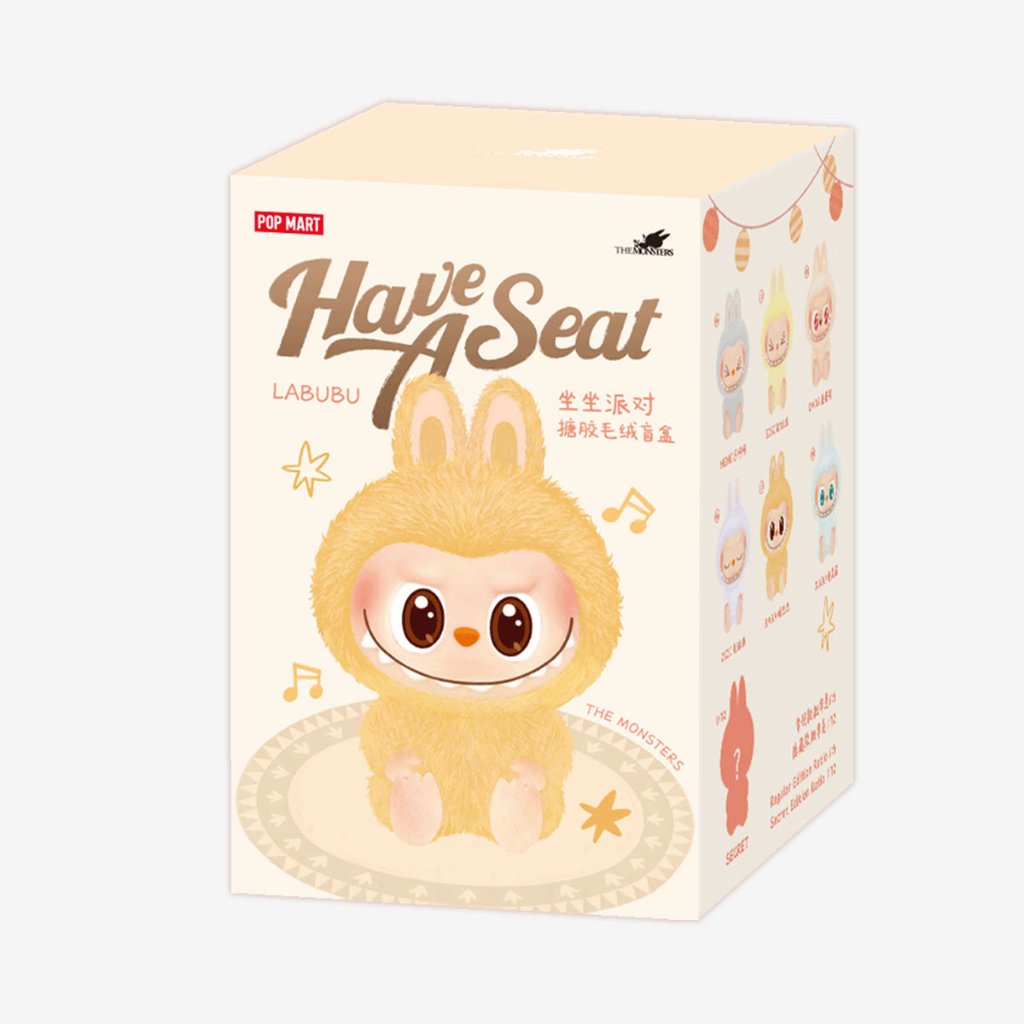 POP MART Labubu Have A Seat Series Vinyl Plush Doll